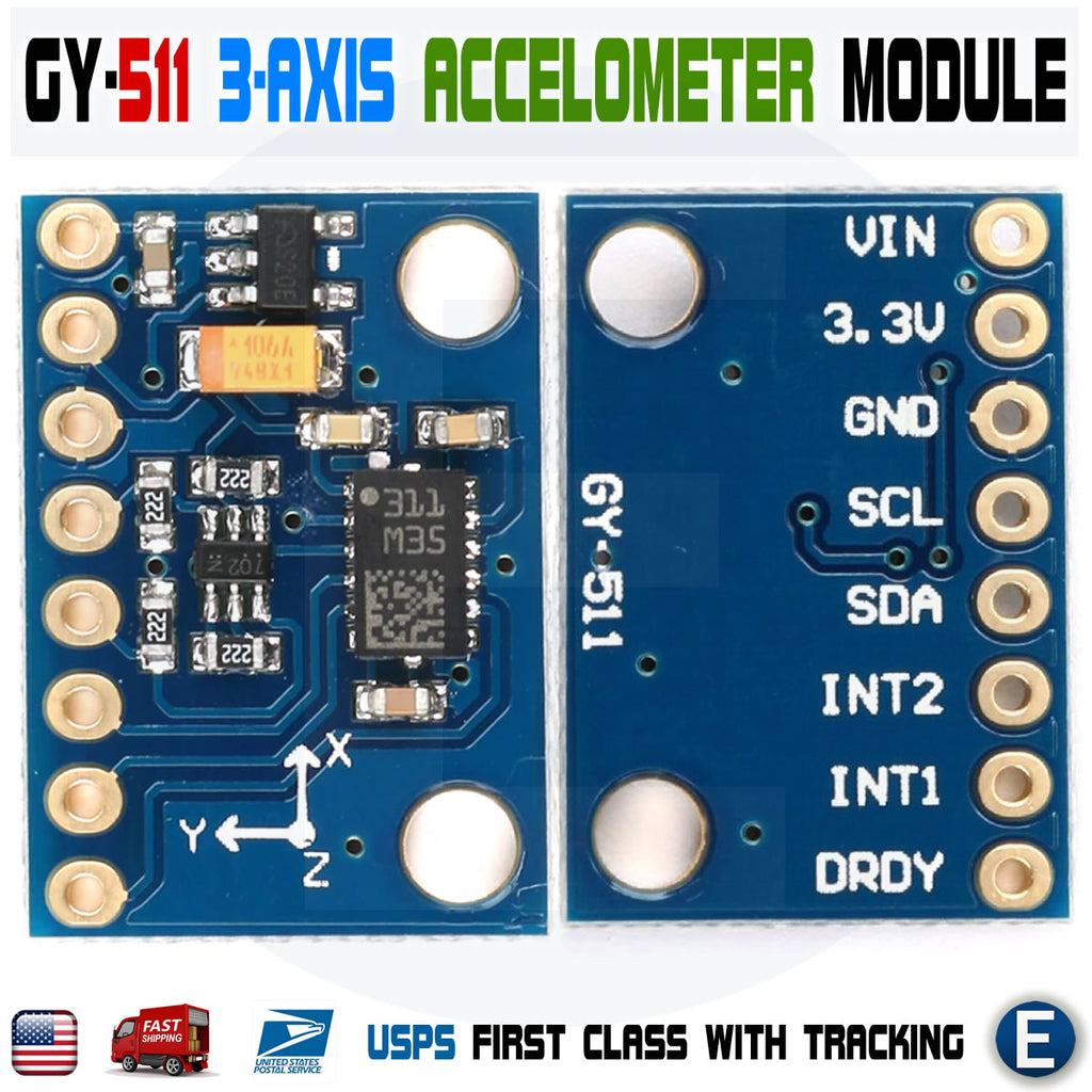 GY-511 LSM303DLHC Module E-Compass 3 Axis Accelerometer + 3 Axis Magnetometer Sensor Module GY511