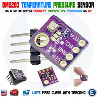 GY-BME280-5 BME280 5V Atmospheric Pressure Humidity Temperature Sensor Module for Arduino SPI IIC