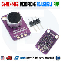 GY-MAX4466 electret microphone amplifier MAX4466 adjustable amplifier module - eElectronicParts