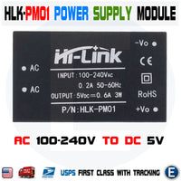 HLK-PM01 AC 110V - DC 5V Step Down Buck Isolated Power Supply Module Low Noise