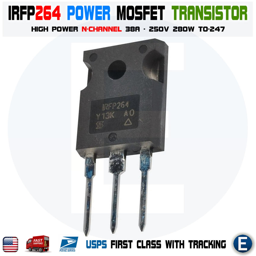IRFP264 N-Channel MOSFET HEXFET Power Transistor TO-247 250V 38A .075Ω