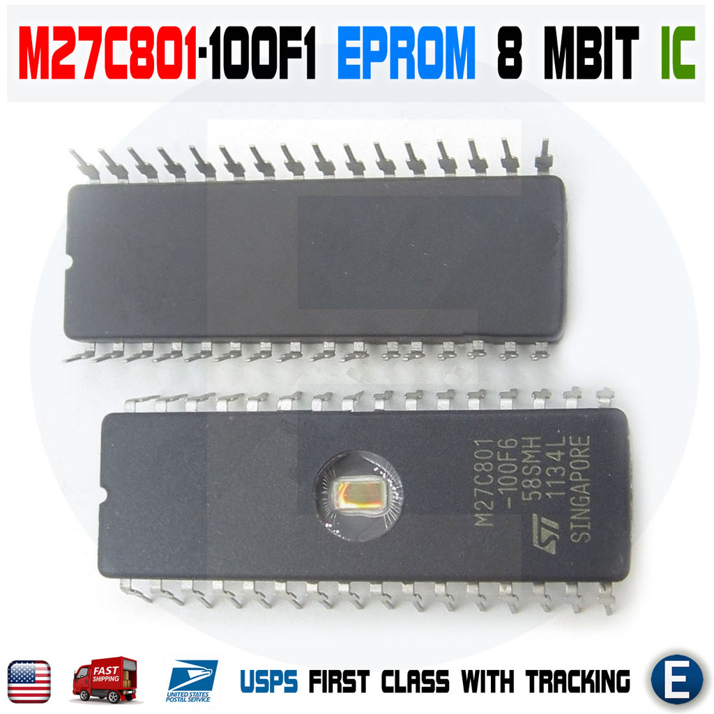 M27C801-100F1 UV EPROM M27C801 8MBIT 100NS DIP32 27C801 Memory IC chip