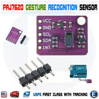 PAJ7620 Gesture Moving Recognition Sensor Module I2C Breakout Board for Arduino