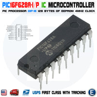 PIC16F628A-I/P PIC16F628A DIP-18 IC Microchip Microcontroller 8-Bit CMOS - eElectronicParts