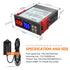 STC-3028 AC110-220V Dual LED Temperature Humidity Controller Digital Thermostat