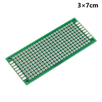10PCS 3x7cm PCB Universal Prototype Matrix Double sided Protoboard Blank Board