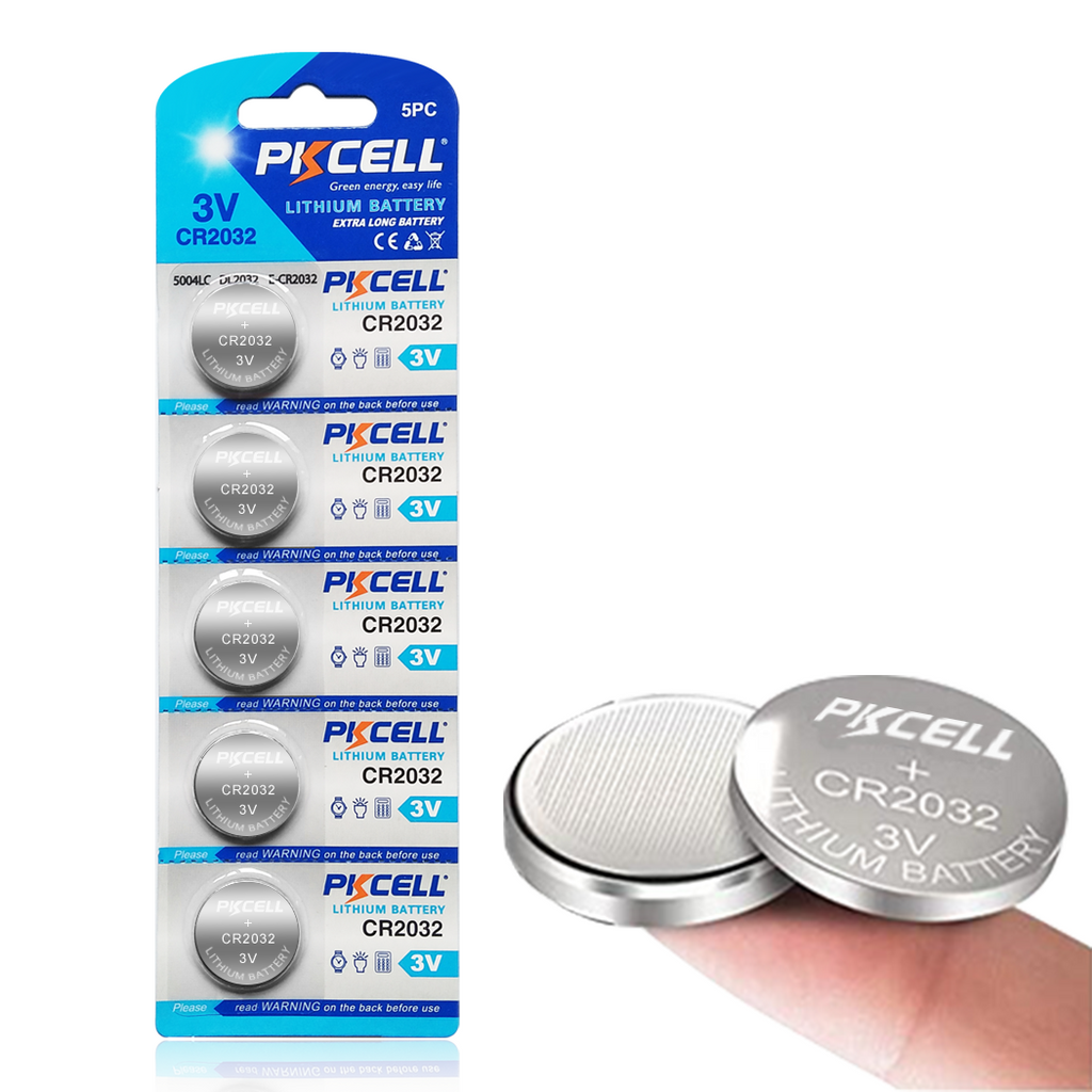 20pcs/4cards Pkcell Bateria Cr2032 3v Lithium Button Battery Br2032 Dl2032  Ecr2032 Cr 2032 Lithium Batteries For Toys Watches - Button Cell Batteries  - AliExpress