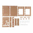DSO138 2.4" TFT Soldered Fully Welded Pocket-size Digital Oscilloscope Kit Acrylic DIY Case