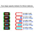 Li-ion 1S 3.7V 4 Blocks Lithium Power Module Battery Capacity Display Tester Indicator - eElectronicParts