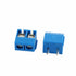 100PCS 2 Pin Screw Terminal Block Connector Blue PCB Mount KF301-2p 5.08mm - eElectronicParts