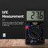 ANENG AN8206 large LCD Screen Digital Multimeter 1999 counts AC/DC voltage black - eElectronicParts