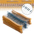 600Pcs 30 Values 1/4W Metal Film Resistor Resistance Package 10-1M Ohm - eElectronicParts