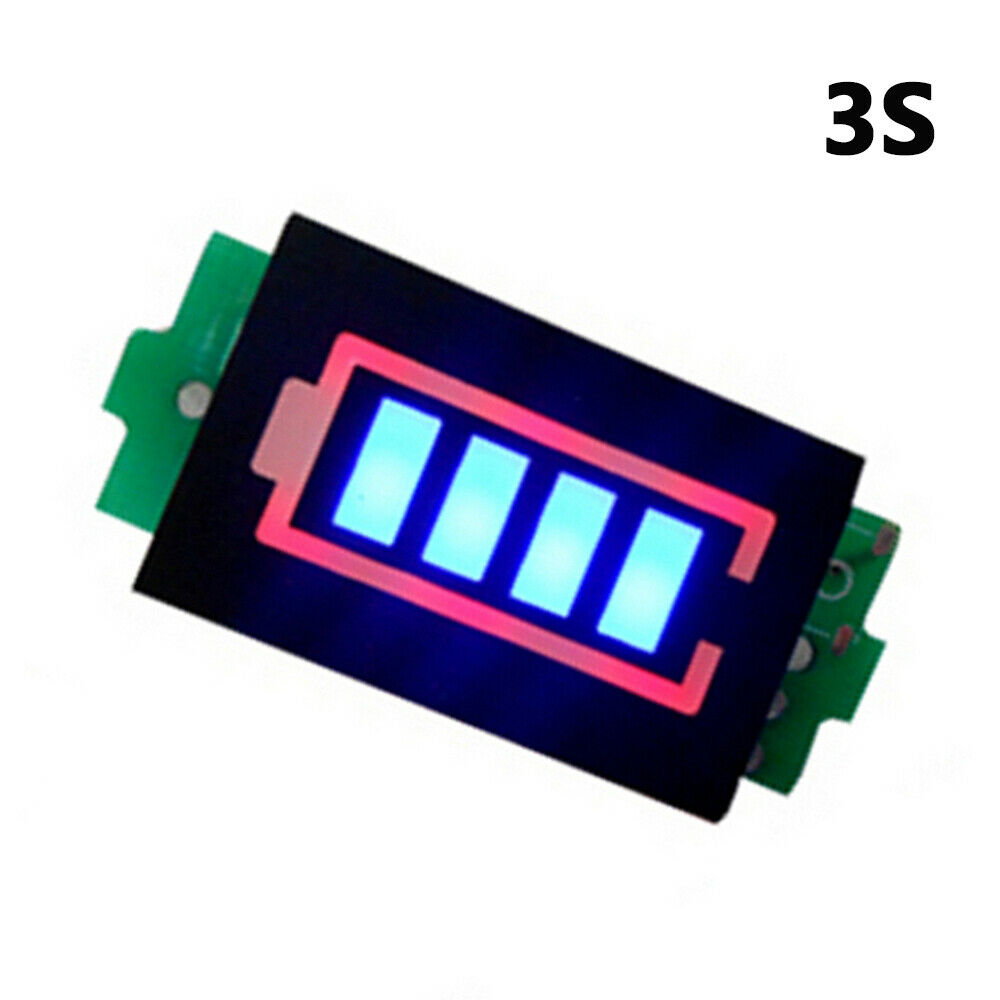 Li-ion 3S 12.6V 4 Blocks Lithium Power Module Battery Capacity Display Tester Indicator - eElectronicParts