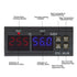 STC-3028 AC110-220V Dual LED Temperature Humidity Controller Digital Thermostat