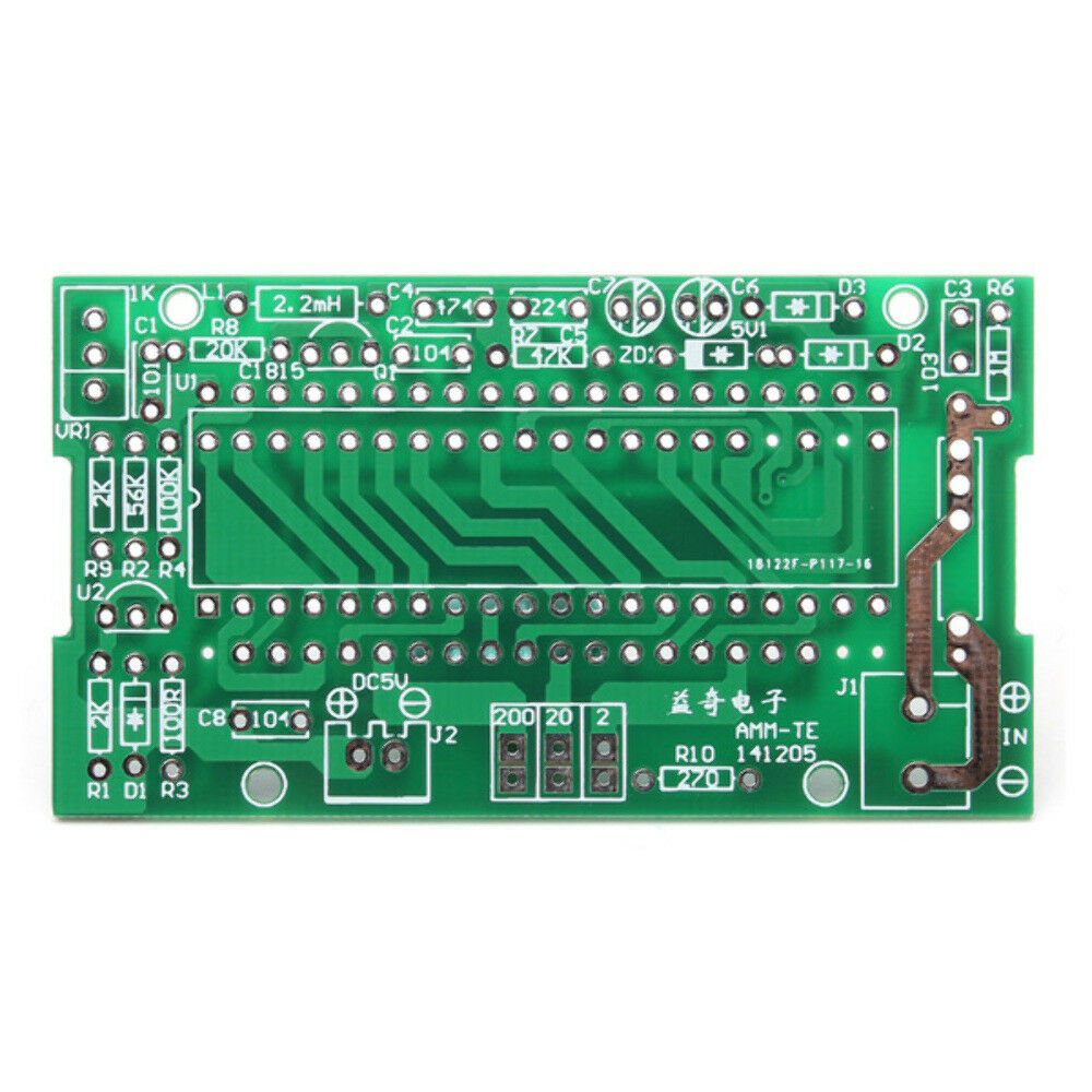 Ammeter Pcb Module ICL7107 Digital Ammeter Kit DIY Module DC 5V 35mA 70.6x39mm DIY Kits A ...