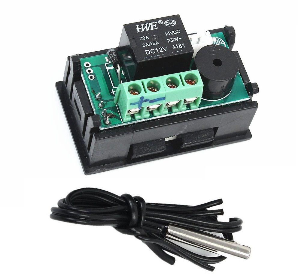 W1209WK  DC12V -50-110C W1209WK Digital thermostat Temperature Control Smart Sensor - eElectronicParts