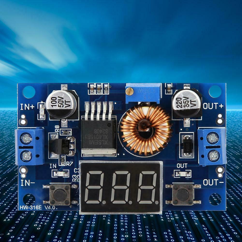 thumbnail image 2 of 5A 75W Adjustable DC-DC Step-Down Power Supply Module – Digital Display, Converter 2 of 3