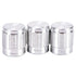 10Pcs Silver Knob Cap Aluminum Alloy Potentiometer Rotary Shaft 15x17mm WH148 - eElectronicParts
