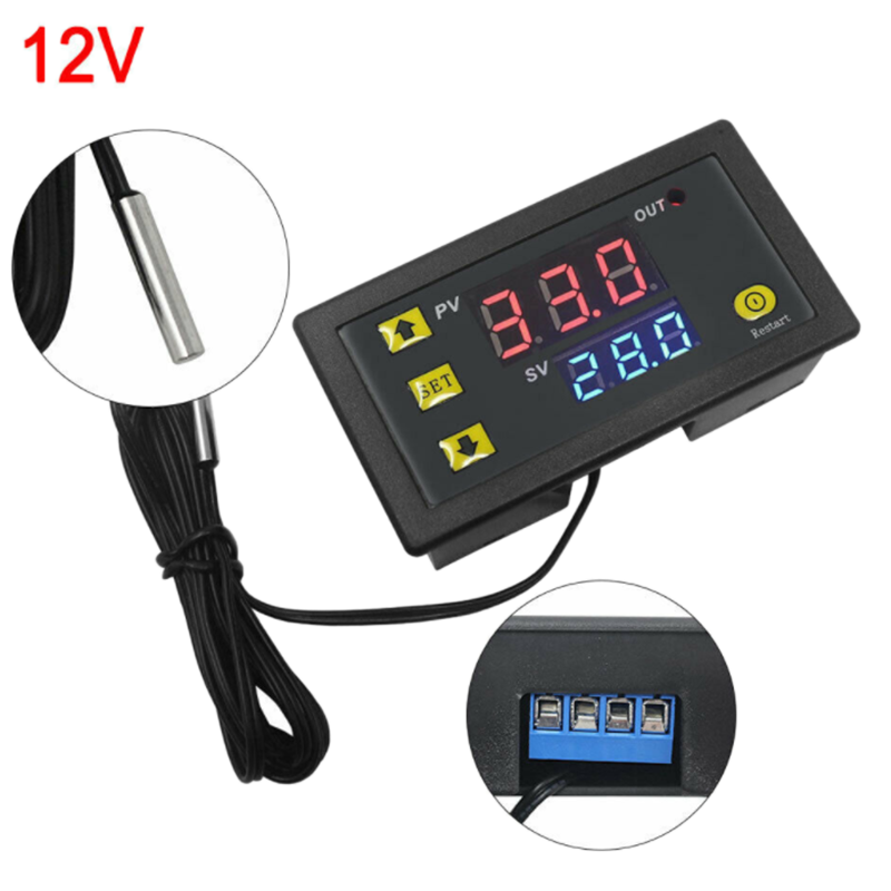 W3230 12V High Precision Digital Temperature Controller Thermostat