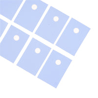 100PCS TO-220 Transistor Silicone Insulator Pads Thermal Insulation Pad
