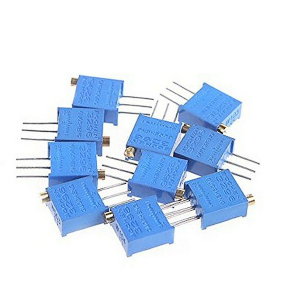 50pcs 10 Value New 3296W Multiturn Variable Resistor Trimmer Potentiometer Kit - eElectronicParts