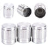10Pcs Silver Knob Cap Aluminum Alloy Potentiometer Rotary Shaft 15x17mm WH148 - eElectronicParts
