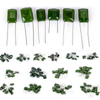 180PCS 18 Values Polyester Film Capacitor Assortment Electrolytic Kit 63-630V - eElectronicParts