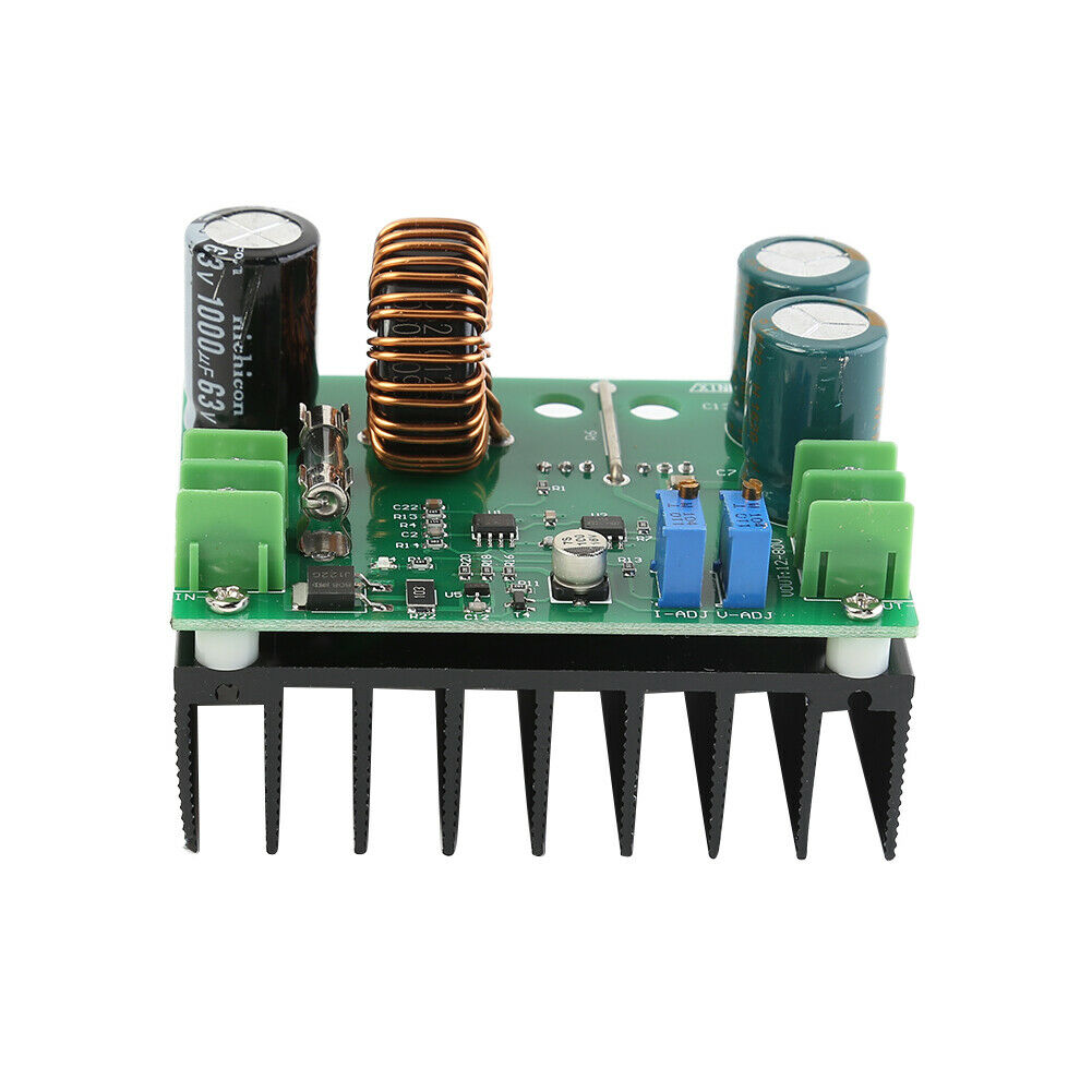 600W Step-Up Boost Converter (12 - 60 V / 10 A) with Adjustable Voltage and  Current 