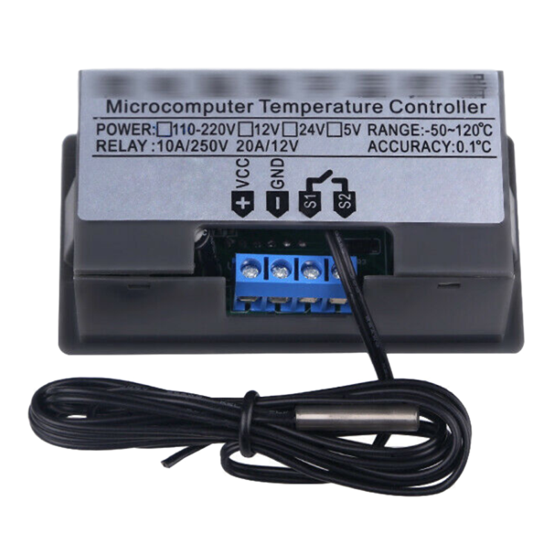 W3230 12V High Precision Digital Temperature Controller Thermostat -55 ...