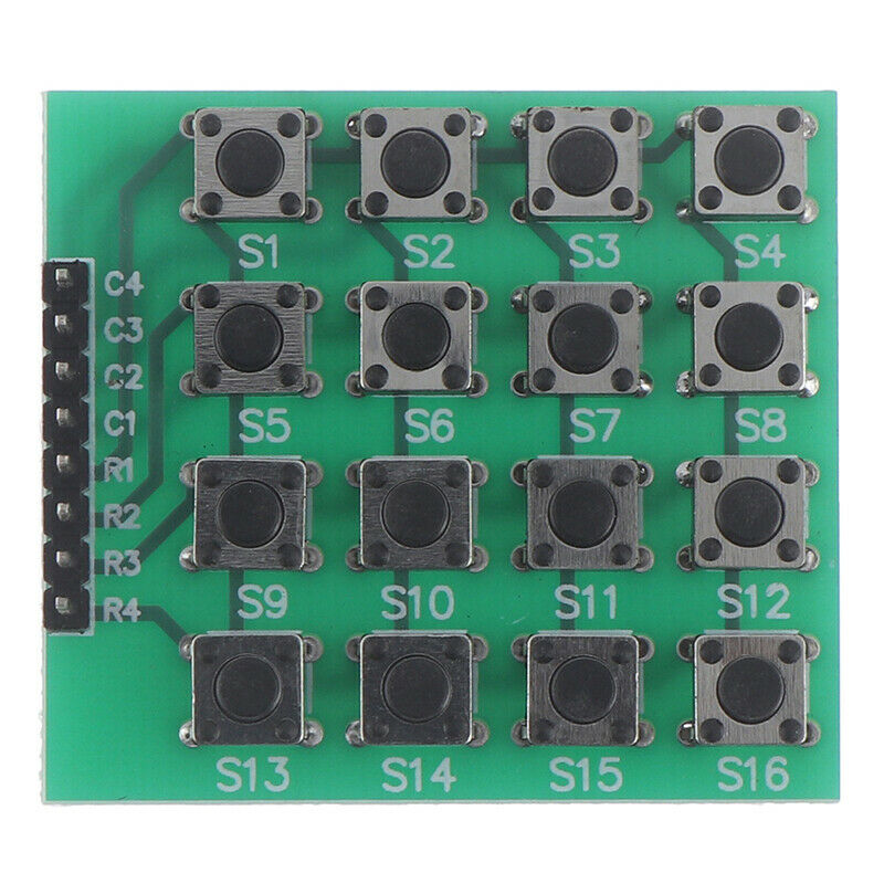 1pcs 4x4 4*4 Matrix Keypad Keyboard Module 16 Button Momentary Tactile ...