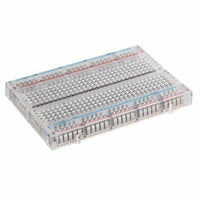 Mini Transparent Clear Solderless Breadboard 400 Tie-points for Arduino - eElectronicParts