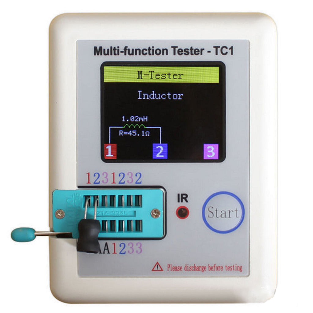 LCR-TC1 Multifunction Transistor Tester TFT Diode Triode Capacitance Meter LCR ESR
