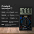 ANENG AN8206 large LCD Screen Digital Multimeter 1999 counts AC/DC voltage black - eElectronicParts