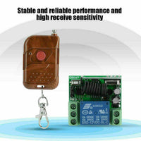 DC 12V 1 Channel Wireless Relay Remote Control Switch Receiver Transmitter Remote Controller 315MHz 100m - eElectronicParts