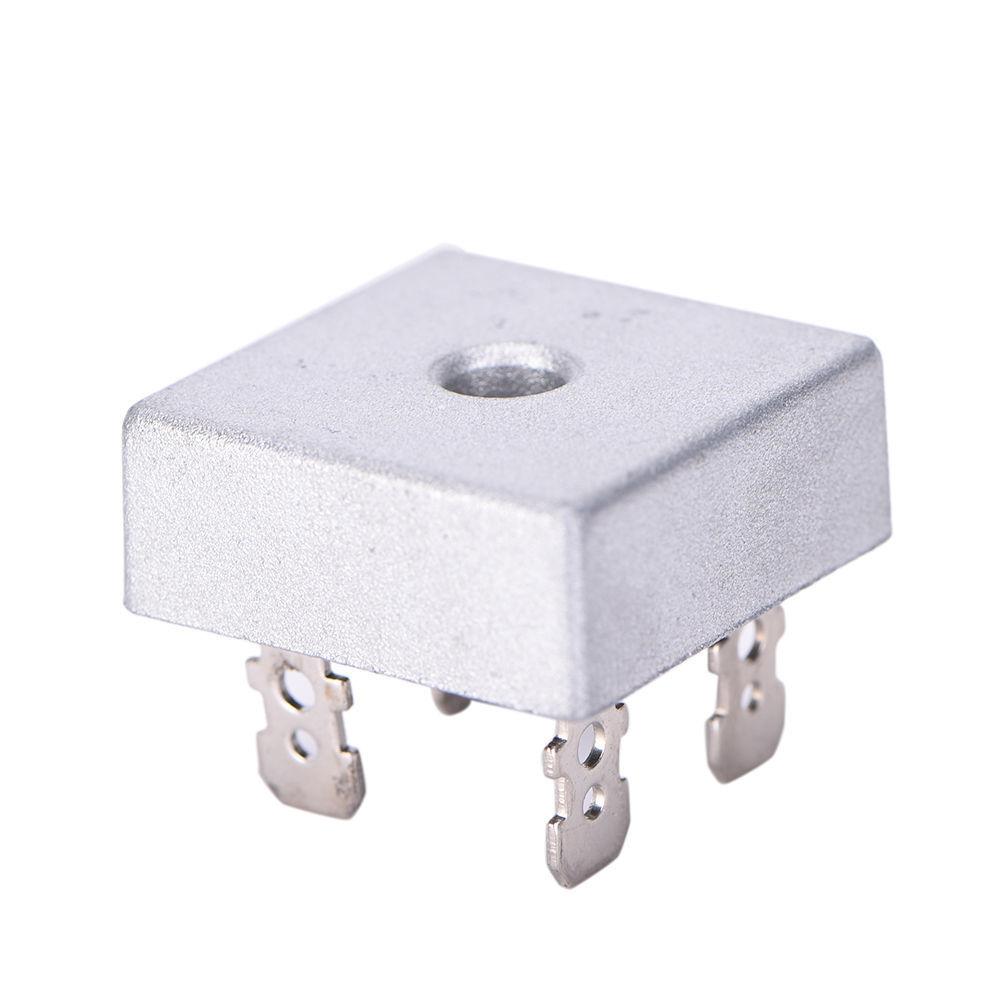 Button Diode Bridge Rectifier KBPC2510 Diode Bridge Rectifier Single Phase Metal Case 1000V 25A ...