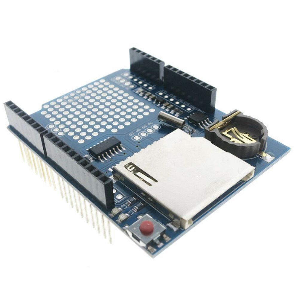 Recorder Data Logger Module Logging Shield XD-05 For Arduino UNO SD Card + Battery - eElectronicParts