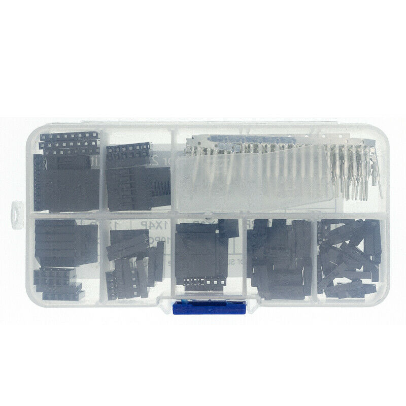 KOGEEK 310pcs/set Dupont Wire Jumper Pin Header Connector Housing Kit Pin Header Connector Housing For Dupont Wire Jumper Male Crimp Pinsfemale Pin Connector Terminal Pitch With Box I186077944