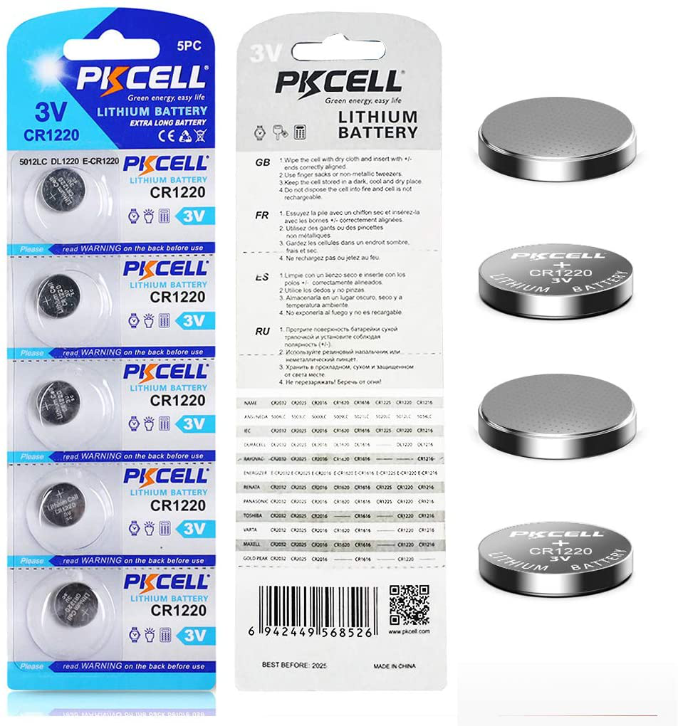 10pcs CR1220 1220 3V Li-ion Battery Lithium Button Cell Long Lasting B –  eElectronicParts