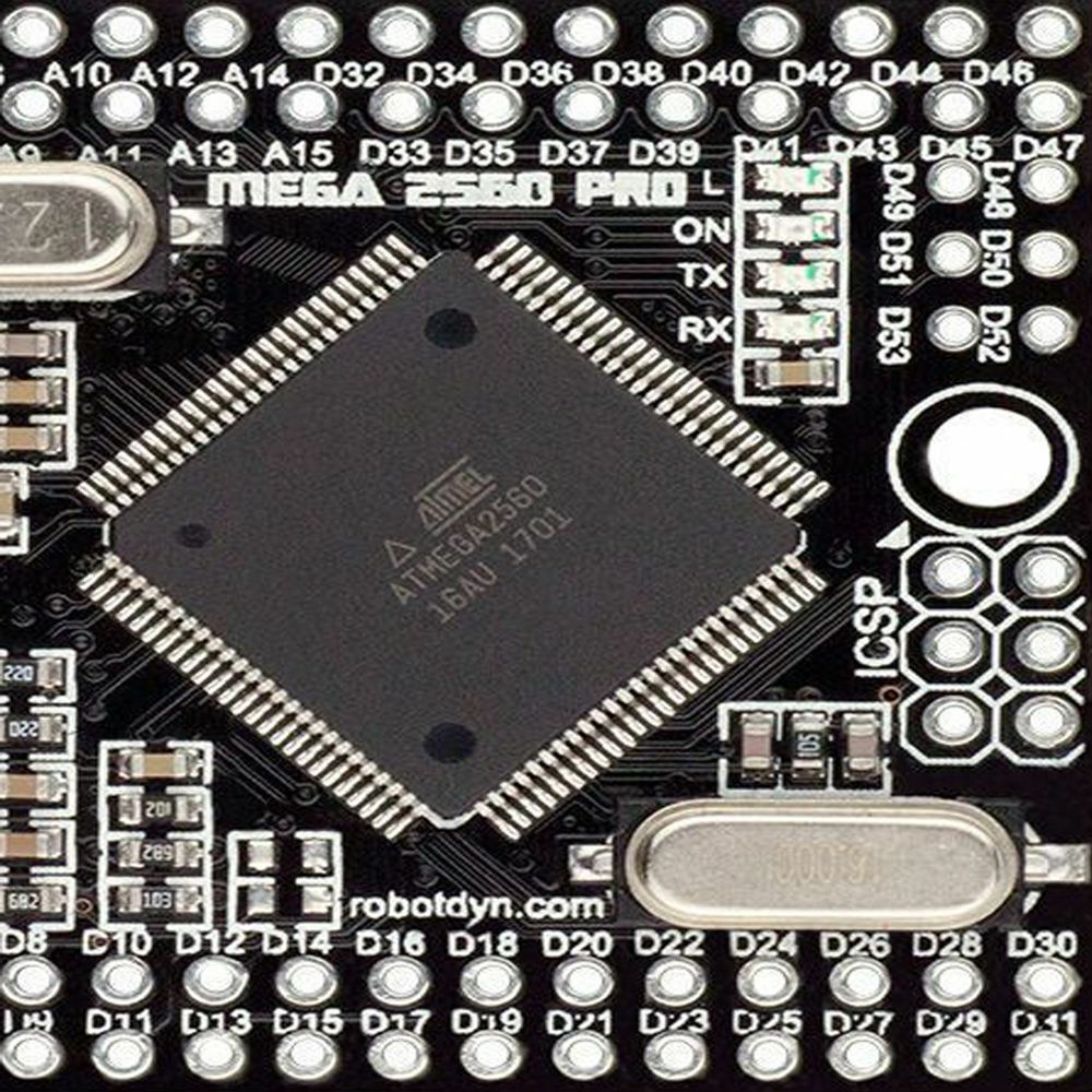 Arduino Mega 2560 PRO Embedded, MCU mini Mega2560, micro USB CH340G 2018 - eElectronicParts