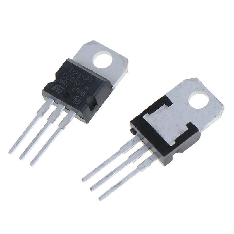 10pcs TIP142T Darlington Transistor NPN 100V 125W 10A TO-220 TIP142