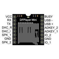 Mini MP3 Player Module U-disk TF SD with Simplified Output Speaker for Arduino - eElectronicParts