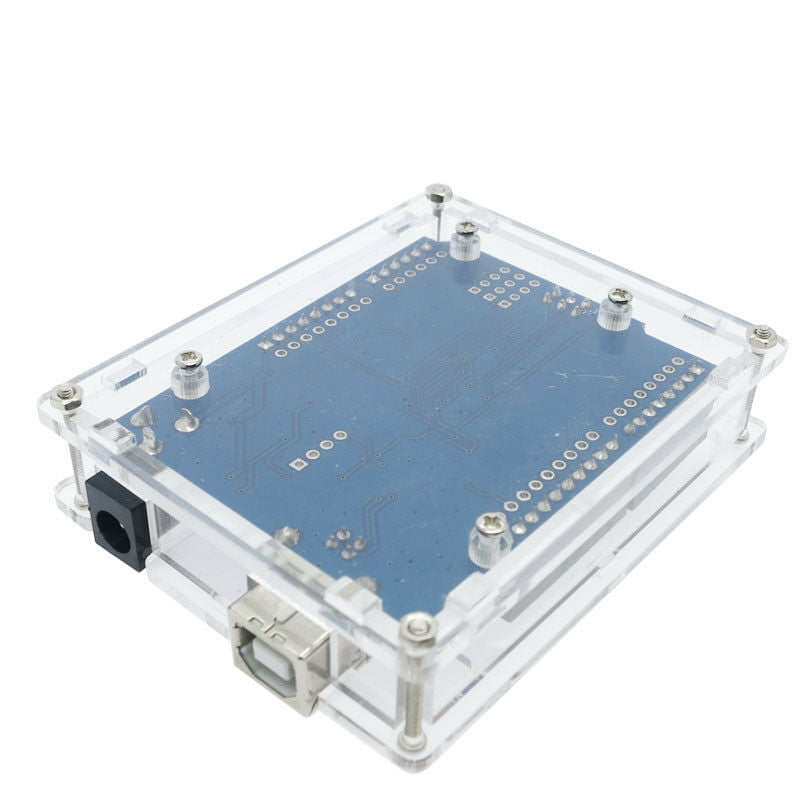 Transparent Case Enclosure Acrylic Box Clear Cover For Arduino UNO R3 ...