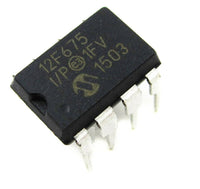 PIC12F675-I/P Microchip RISC Microcontroller PIC12F675 DIP-8 Flash-Based 8-Bit CMOS