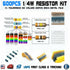 600pcs 30 Values 1/4W Metal Film Resistors  + Plastic Box Assortment Kit Set 1%