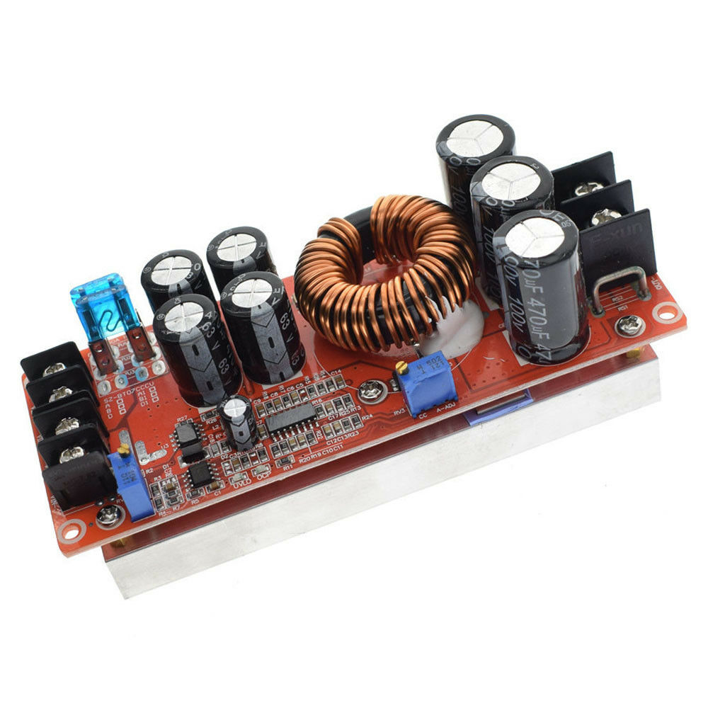 1200W 20A DC Converter Boost Step-up 8-60V To 12-83V Power Supply Module Car