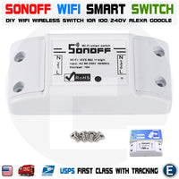 SONOFF Basic DIY Wifi Wireless Smart Switch 220V 10A Alexa Google Home Automation Module - eElectronicParts