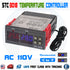 STC-3018 110V Dual LED Digital Temperature Controller Thermostat + Probe Sensor
