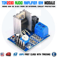TDA2030A Audio Amplifier Module Power Amplifier Board AMP 6-12V 15W Mono - eElectronicParts