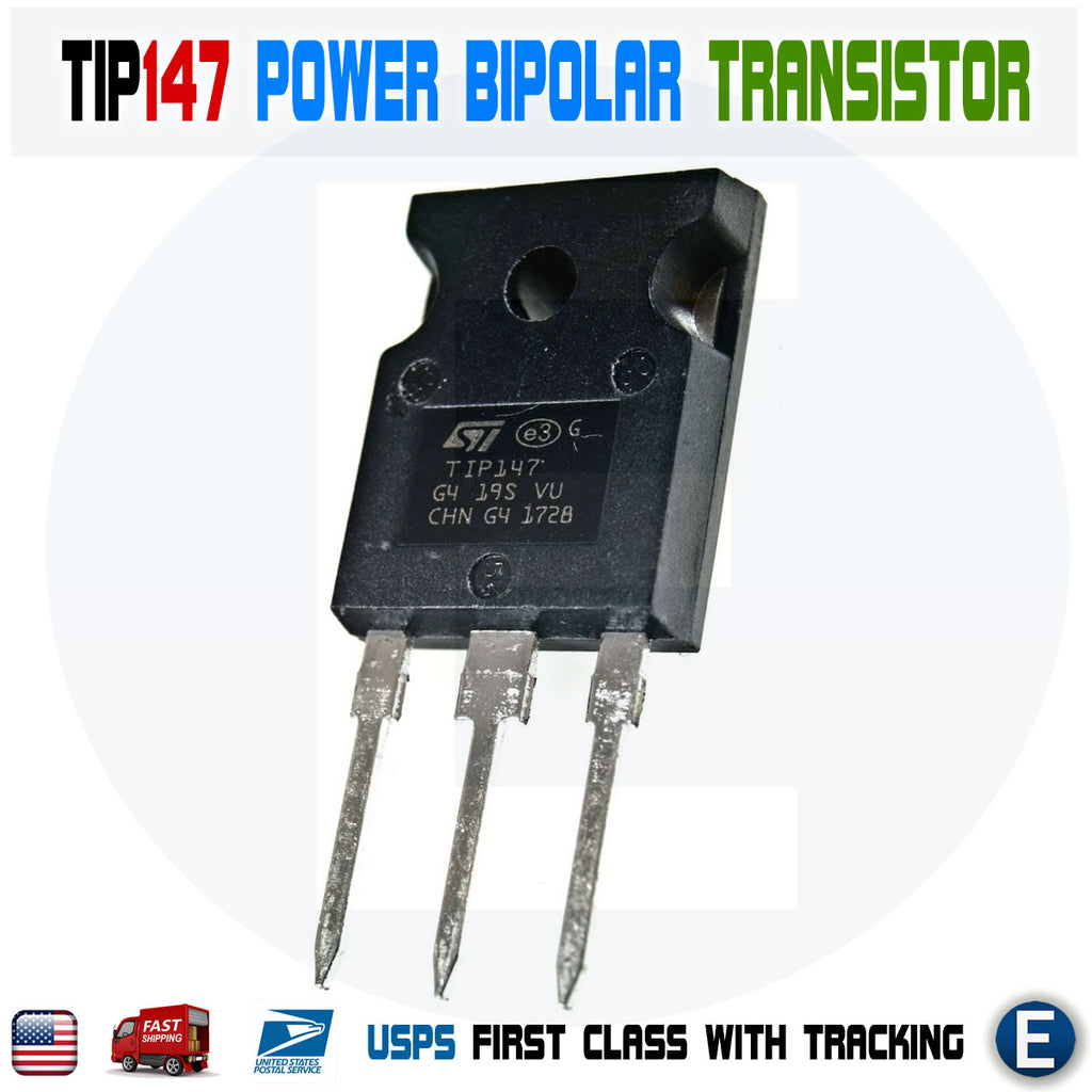 TIP147 ST Power Bipolar Transistor PNP 10A 100V TO-247 Darlington
