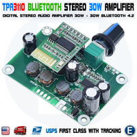 TPA3110 Amplifier Board 30W+30W Stereo Class D Power Bluetooth 4.2 8-25V